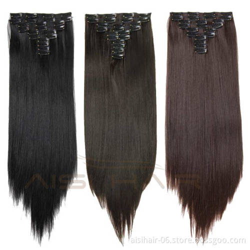 Cheap Price synthetic piece hair extension